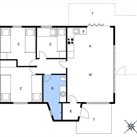 Casa de Férias 6664-allinge-gyvelvej-11 *